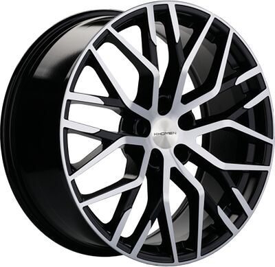 Khomen Wheels KHW2005 (3 Series) 8.5x20 5x120 ET 33 Dia 72.6 Black-FP