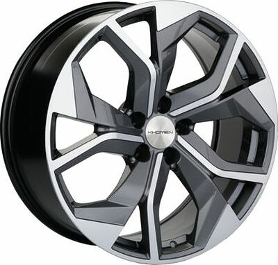 Khomen Wheels KHW2006 (A7) 8.5x20 5x112 ET 30 Dia 66.5 Gray-FP