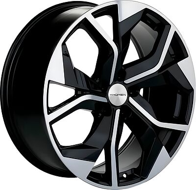 Khomen Wheels KHW2006 (Q8) 8.5x20 5x112 ET 20 Dia 66.5 Black-FP