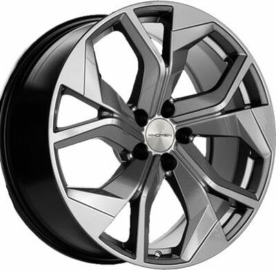 Khomen Wheels KHW2006 (RX) 8.5x20 5x114.3 ET 30 Dia 60.1 Brilliant Silver