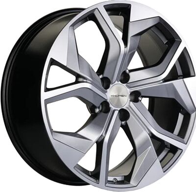 Khomen Wheels KHW2006 (RX) 8.5x20 5x114.3 ET 30 Dia 60.1 Dark Chrome-FP