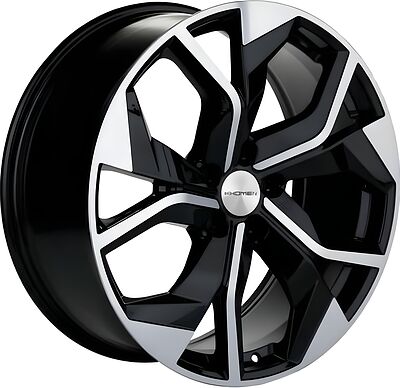 Khomen Wheels KHW2006 (Touareg) 8.5x20 5x112 ET 33 Dia 66.6 Black-FP