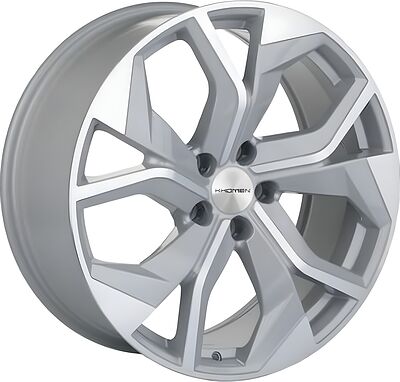 Khomen Wheels KHW2006 (Touareg) 8.5x20 5x112 ET 33 Dia 66.6 Brilliant Silver-FP