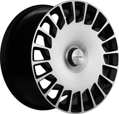 Khomen Wheels KHW2007 (Turbo I S-class) 9.5x20 5x112 ET 38 Dia 66.6 Black-FP
