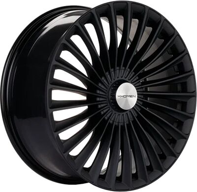 Khomen Wheels KHW2008 (Turbo II S-class) 8.5x20 5x112 ET 38 Dia 66.6 Black matt