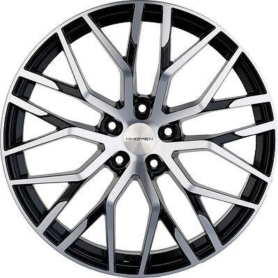 Khomen Wheels KHW2009 8.5x20 5x108 ET 36 Dia 65.1 BLACK-FP