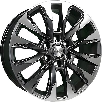 Khomen Wheels KHW2010 (LC 300) 8x20 6x139.7 ET 60 Dia 95.1 Gray-FP