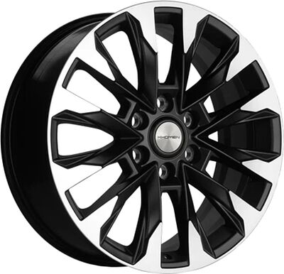 Khomen Wheels KHW2010 (LC 300 Tuning) 8x20 6x139.7 ET 35 Dia 95.1 Black-FP matt