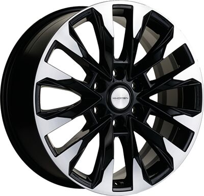Khomen Wheels KHW2010 (LC Prado) 8x20 6x139.7 ET 25 Dia 106.1 Black-FP