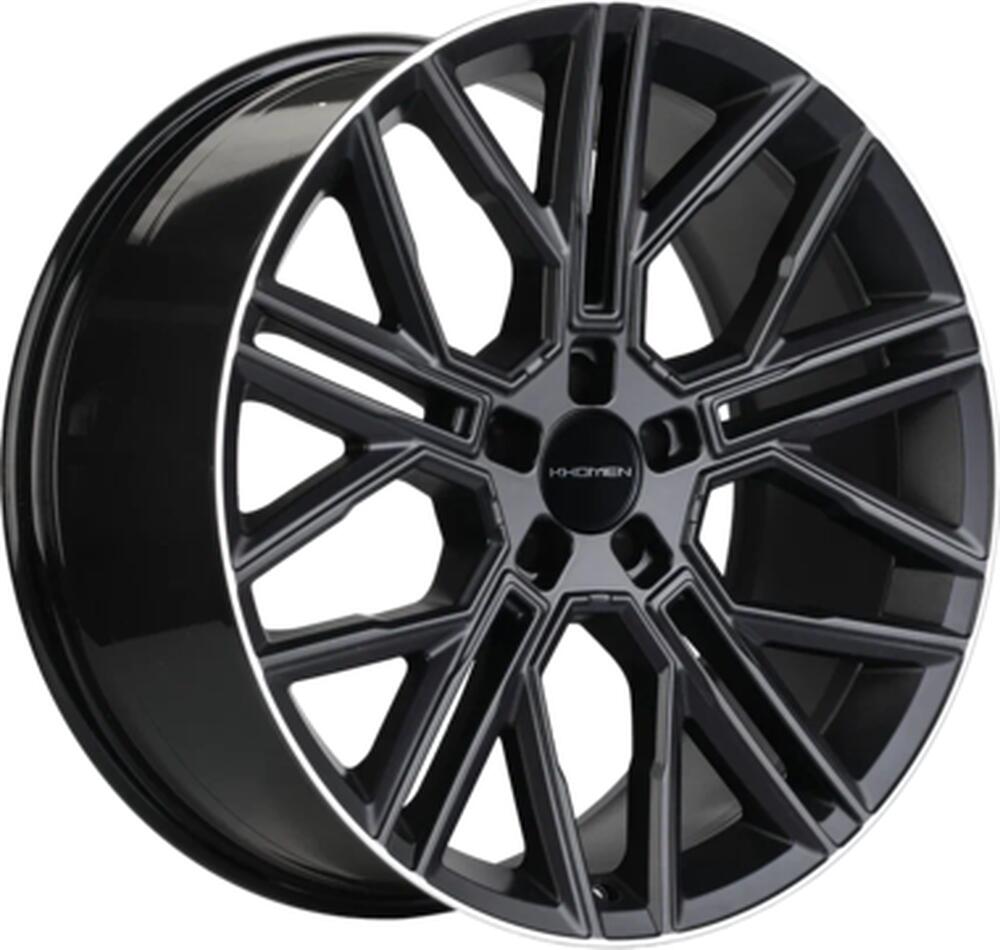 Khomen Wheels KHW2101 (Front) 9.5x21 5x112 ET 37 Dia 66.6 Black matt MR