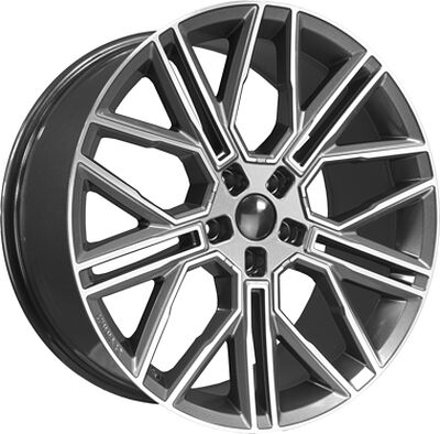 Khomen Wheels KHW2101 (Li 7/9) 9.5x21 5x120 ET 46 Dia 62.5 Gray-FP