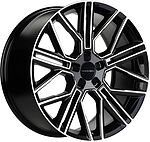 Khomen Wheels KHW2101 (Tesla) 9.5x21 5x114.3 ET 40 Dia 64.1 Black-FP