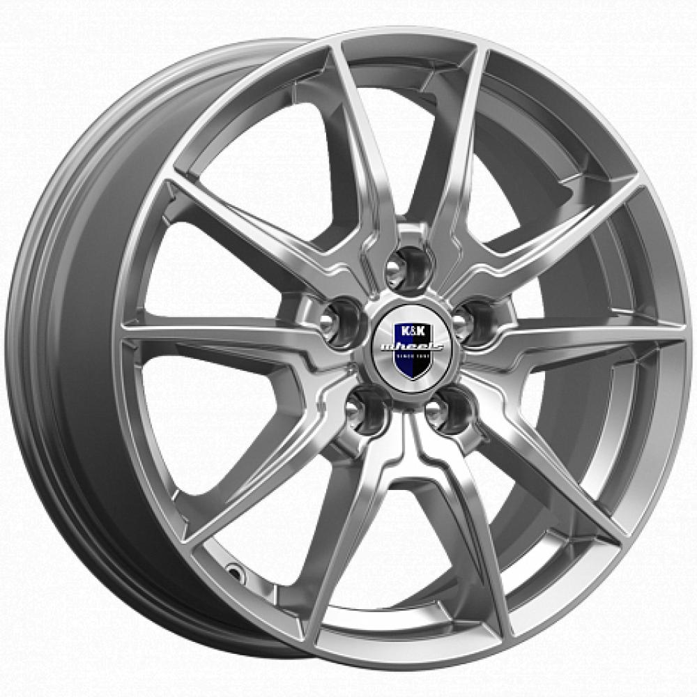 КиК Адамар 6.5x16 5x108 ET 40 Dia 67.1 дарк платинум