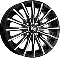 КиК Акцент 5.5x14 4x100 ET 43 Dia 60.1 алмаз черный