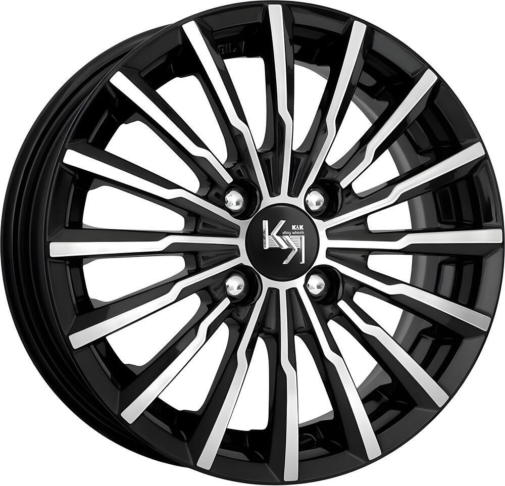 КиК Акцент 7x17 5x112 ET 49 Dia 57 алмаз черный