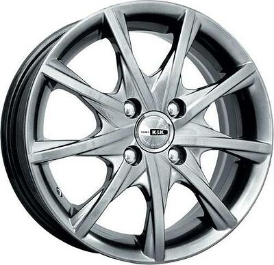 КиК Алькор 5.5x14 4x100 ET 35 Dia 67.1 блэк платинум