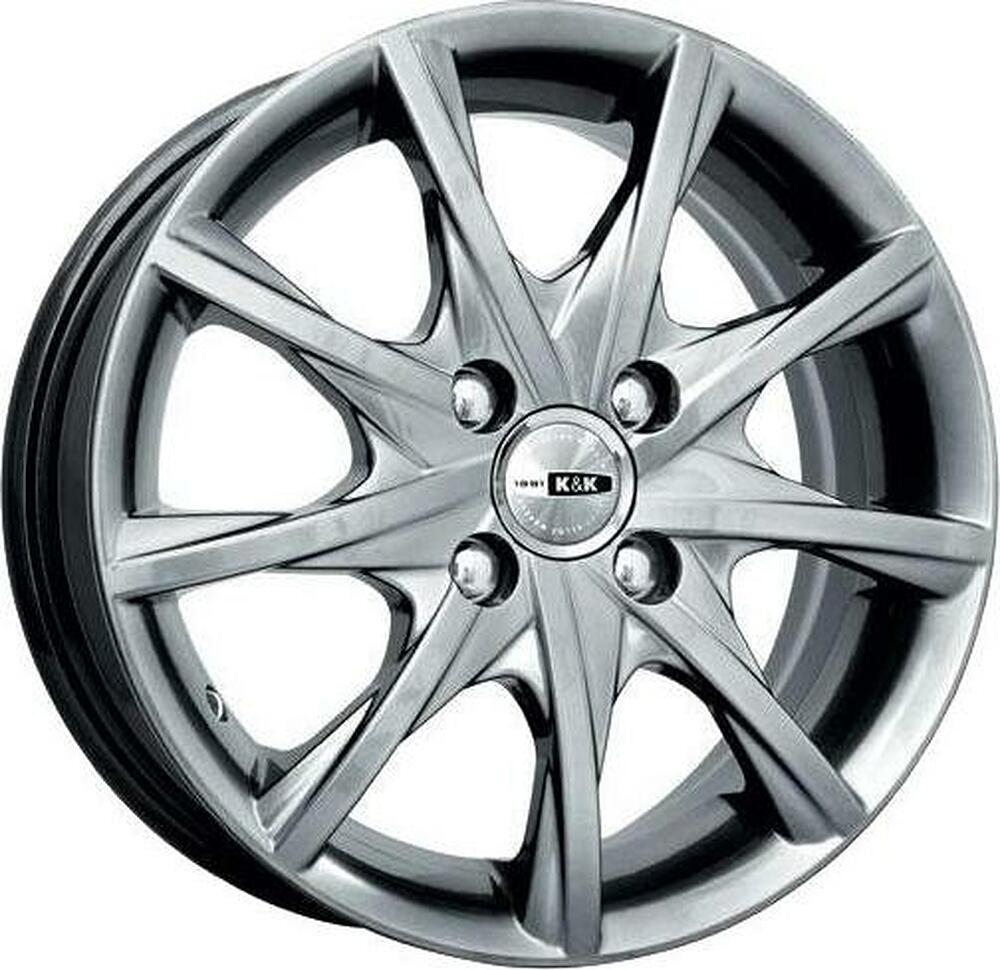 КиК Алькор 5.5x14 4x100 ET 43 Dia 60.1 блэк платинум