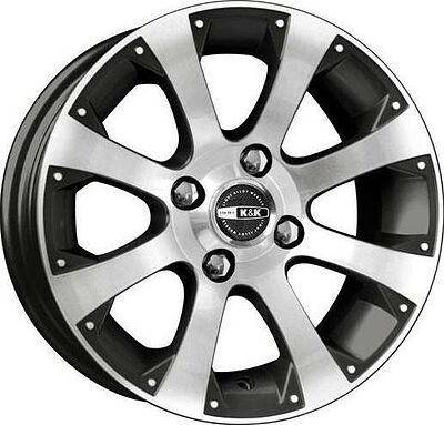 КиК Аркада Риф 5.5x13 4x98 ET 25 Dia 58.5 алмаз черный
