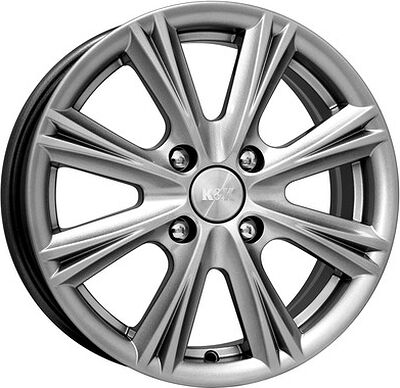 КиК Аттика 5.5x14 4x100 ET 43 Dia 67.1 блэк платинум