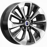 КиК Авиор 7x17 5x112 ET 49 Dia 57.1 алмаз черный