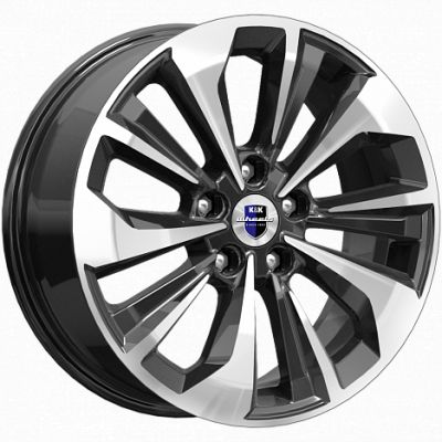 КиК Авиор 7x17 5x114.3 ET 45 Dia 67.1 алмаз черный