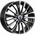 КиК Flanker 6.5x17 5x112 ET 38 Dia 57.1 алмаз черный