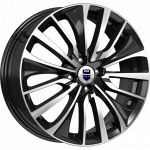 КиК Flanker 6.5x17 5x114.3 ET 40 Dia 64.1 алмаз черный
