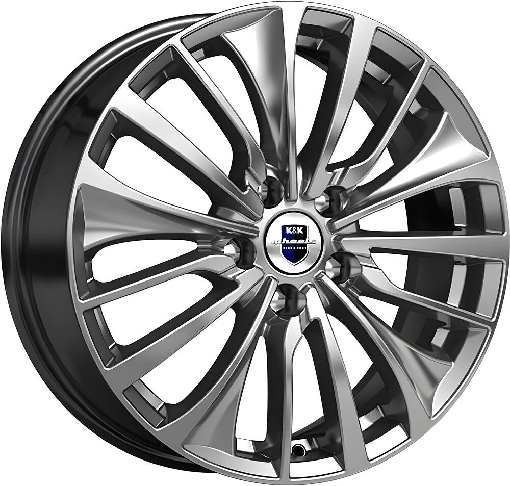 КиК Flanker 6.5x17 5x110 ET 39 Dia 65.1 дарк платинум