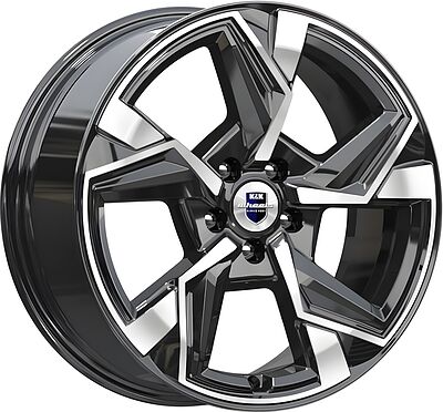 КиК Кайан 7.5x18 5x114.3 ET 38 Dia 67.1 сильвер