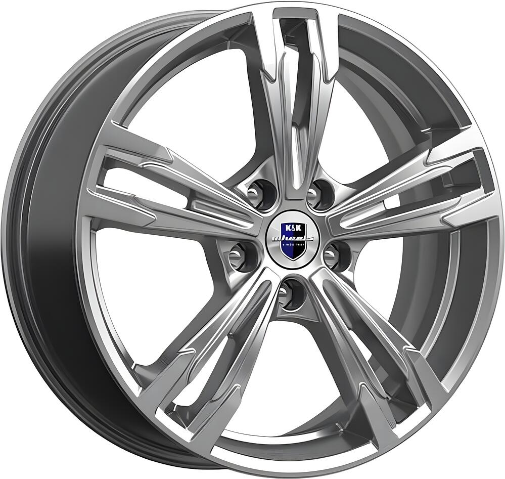 КиК Karrera Light 7x18 5x108 ET 33 Dia 67.1 дарк платинум