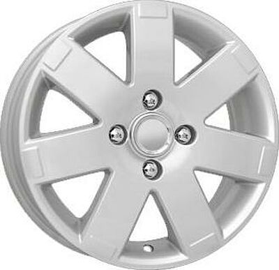 КиК КС415 (Ford) 6x15 4x108 ET 52.5 Dia 63.35 сильвер