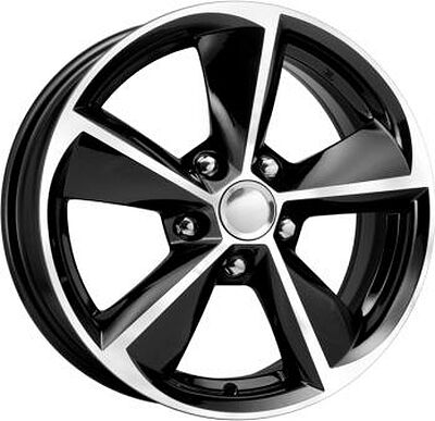 КиК КС681 Octavia A7 6.5x16 5x112 ET 50 Dia 57.1 алмаз черный