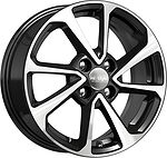 КиК KC861 ZV 15_Solaris 6x15 4x100 ET 46 Dia 54.1 алмаз черный