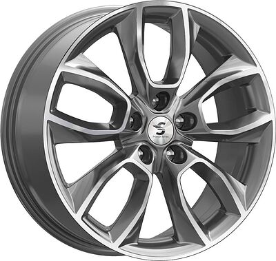 КиК КР001 Kodiaq 7x18 5x112 ET 43 Dia 57.1 Diamond Gloss Graphite