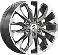 КиК КР007 Pajero Sport 8x20 6x139.7 ET 38 Dia 67.1 Diamond Gloss Graphite