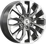 КиК КР007 Pajero Sport 8x20 6x139.7 ET 38 Dia 67.1 Diamond Gloss Graphite