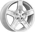 КиК КР008 Jetour X90 Plus 8.5x20 5x108 ET 43 Dia 60.1 Elite Silver
