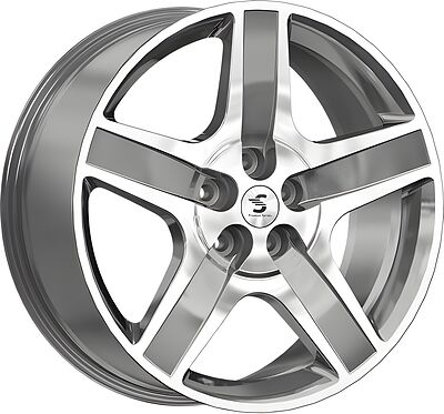 КиК КР008 Li L7/L8 8.5x20 5x120 ET 45.5 Dia 62.5 Diamond Gloss Graphite