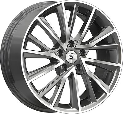 КиК КР010 Lexus NX AZ1 7.5x18 5x114.3 ET 39 Dia 60.1 Diamond Gloss Graphite