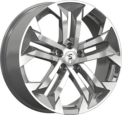КиК КР015 Geely Tugella 7.5x19 5x108 ET 46 Dia 63.35 Diamond Gloss Graphite