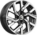 КиК КС1030 ZV_15_Cobalt 6x15 4x100 ET 39 Dia 60.1 BK