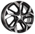 КиК КС1062 ZV 17_Tiguan 6.5x17 5x112 ET 38 Dia 57.1 алмаз черный