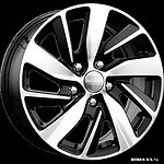КиК КС741 ZV Soul 6.5x16 5x114.3 ET 47 Dia 67.1 алмаз черный