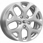 КиК КС869 ZV 16_Megane 6.5x16 5x114.3 ET 47 Dia 66.1 сильвер