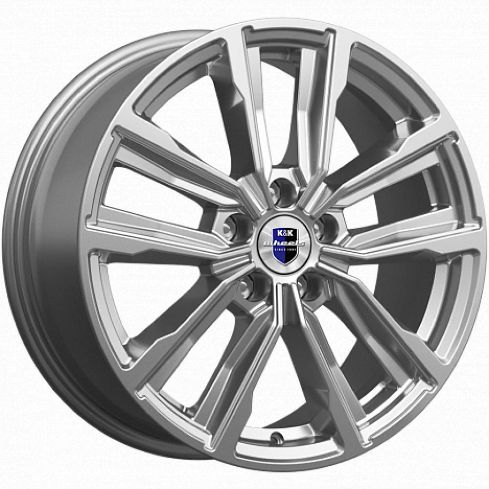 КиК Лацио 7.5x17 5x108 ET 35 Dia 67.1 дарк платинум