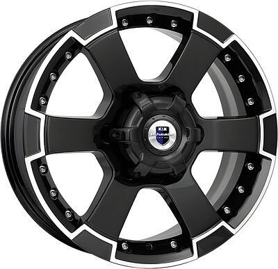 КиК М56 7x16 6x139.7 ET 38 Dia 67.1 алмаз черный