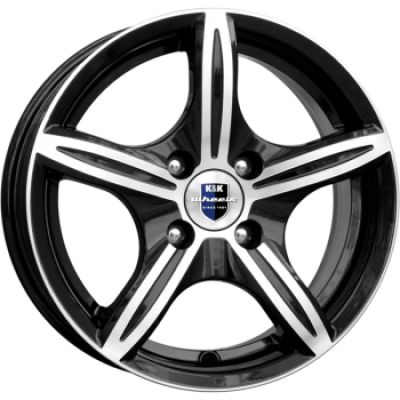 КиК Мирель 6x14 4x100 ET 38 Dia 67.1 алмаз черный