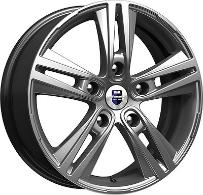 КиК Прайм 6.5x17 5x112 ET 43 Dia 66.6 дарк платинум