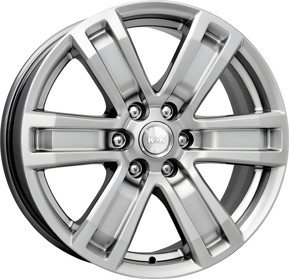 КиК R7 Рольф 7x16 6x139.7 ET 30 Dia 108.1 сильвер