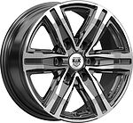 КиК R8 7.5x17 6x139.7 ET 25 Dia 106.1 алмаз черный